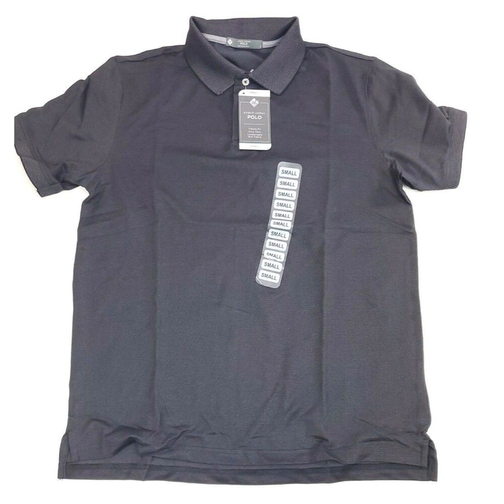 Member's Mark Classic Fit Stretch Cotton Polo - Dark Gray, Men's Size S